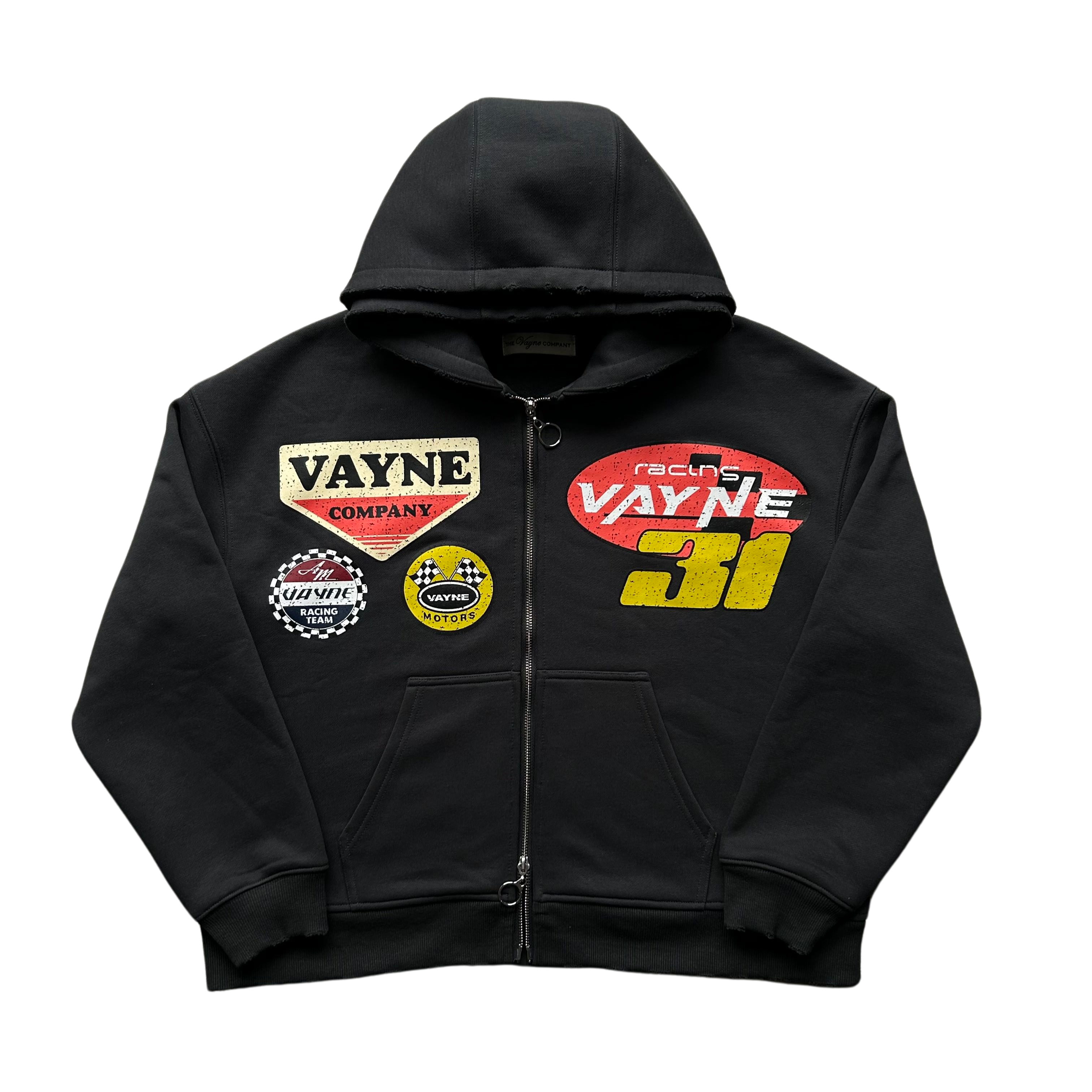 Vayne Racing Motorsport Hoodie - Charcoal