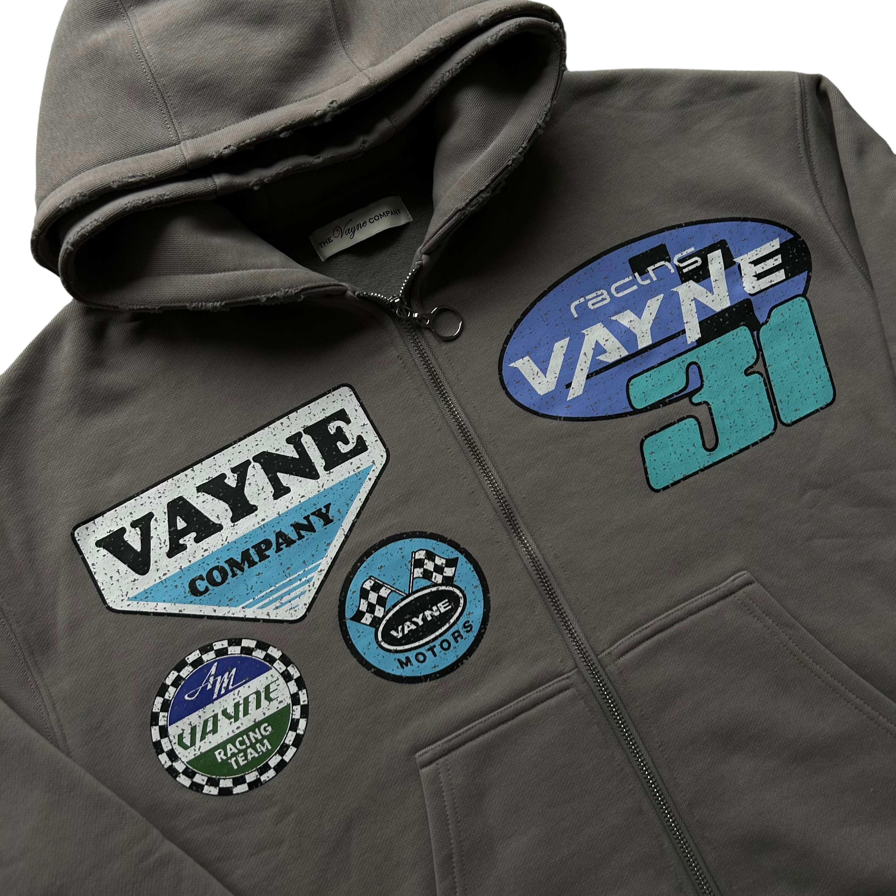 Vayne Racing Motorsport Hoodie - Slate